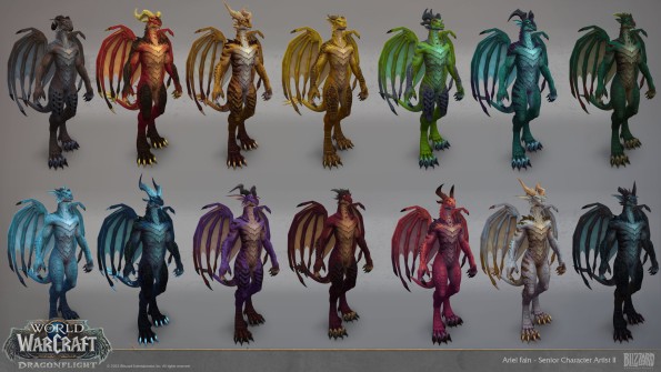 Wow Character handpaint reference