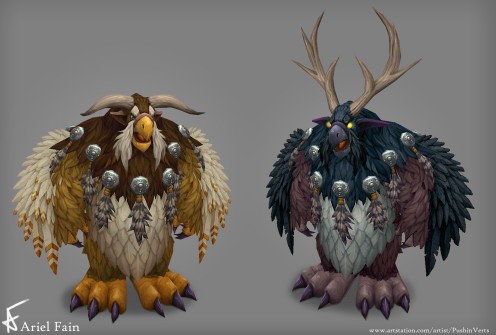 Wow Character handpaint reference