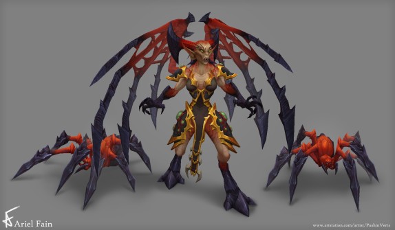 Wow Character handpaint reference