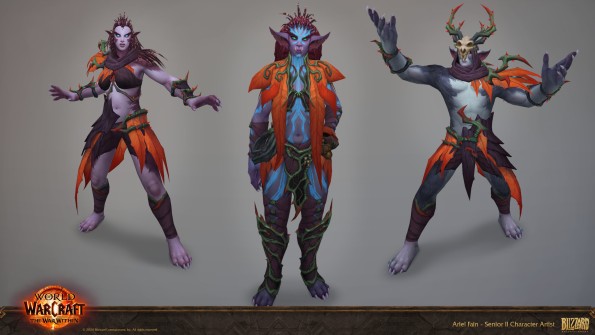 Wow Character handpaint reference