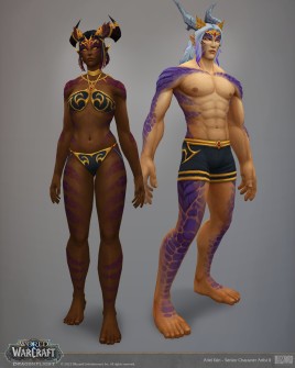 Wow Character handpaint reference