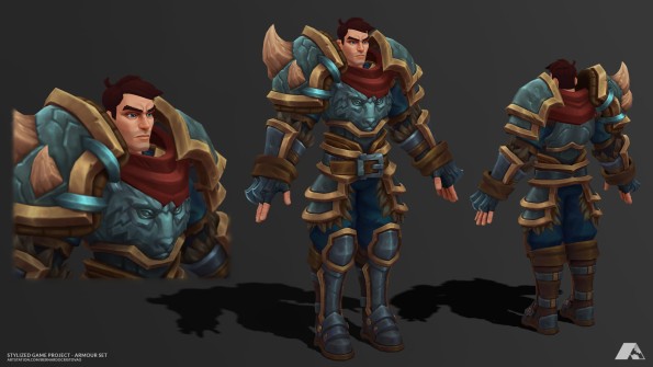 Wow Character handpaint reference