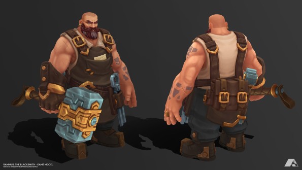 Wow Character handpaint reference