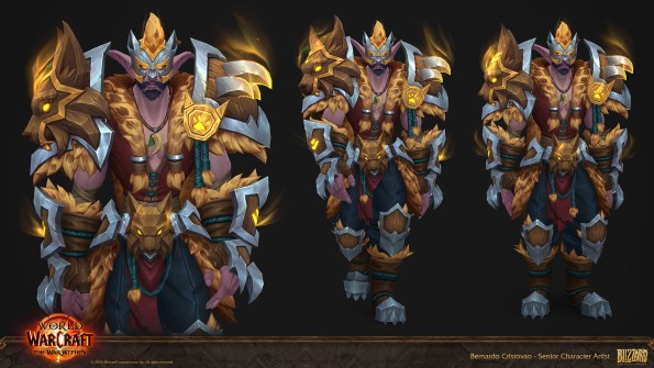 Wow Character handpaint reference