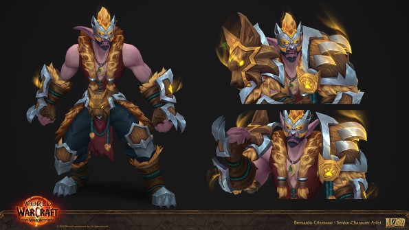 Wow Character handpaint reference