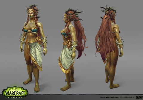 Wow Character handpaint reference