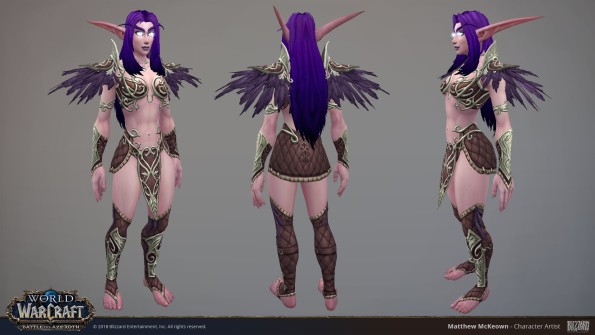 Wow Character handpaint reference