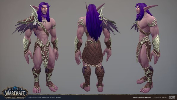 Wow Character handpaint reference