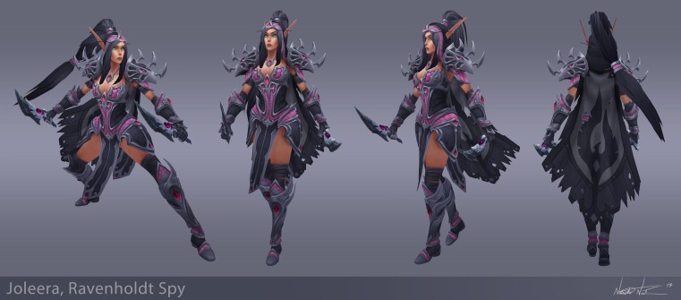 Wow Character handpaint reference