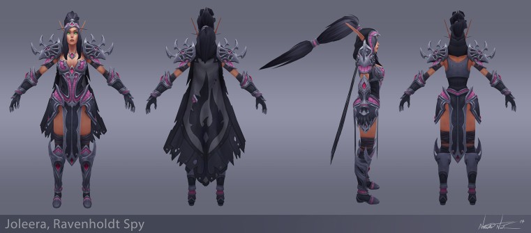 Wow Character handpaint reference